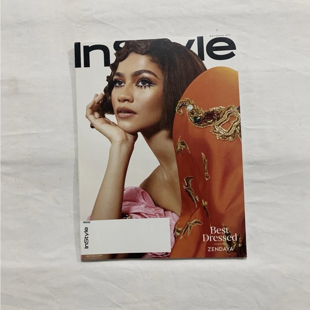 Instyle Zendaya “Best Dressed” Issue November 2021 Magazine
